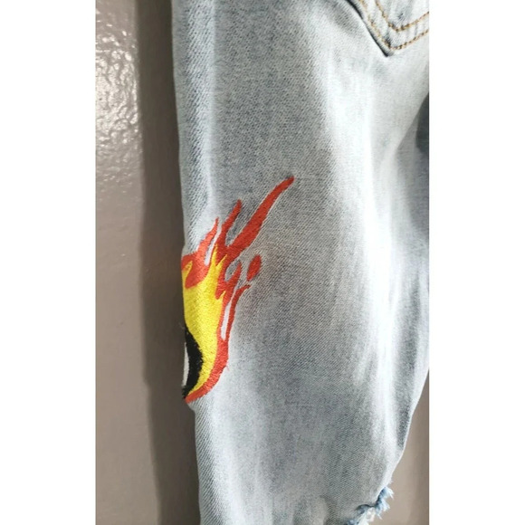 Ninetynine Jeans Men's Size 28x31 8 Ball Distressed Cotton Blend Slim Denim - Picture 7 of 9